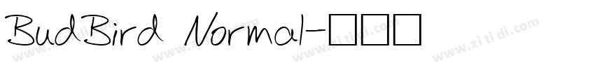 BudBird Normal字体转换